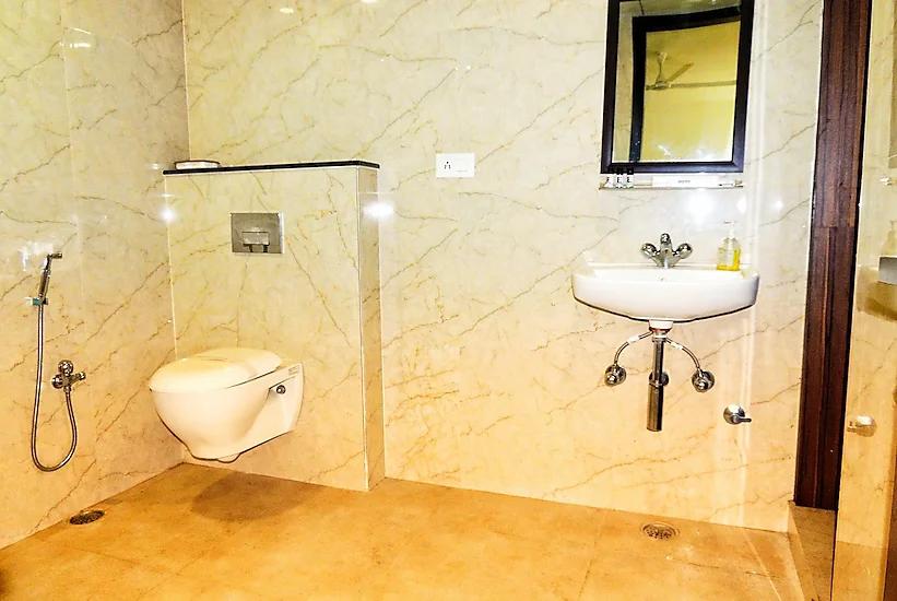 a bathroom at Elegance Suites in Lucknow hotel_Image