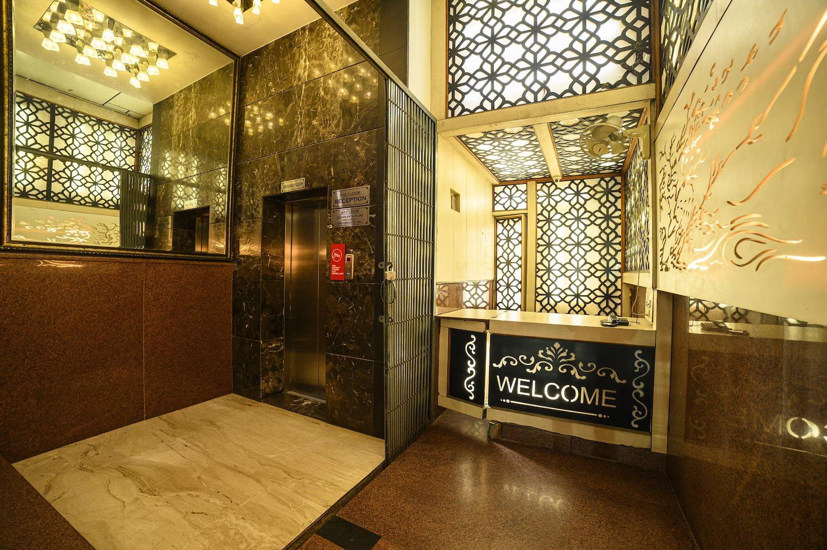 reception at hotel blue sapphire in agra hotel_Image