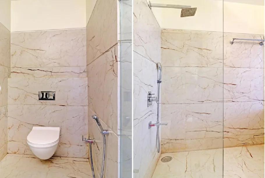 a commode and a jet spray at hotel sourav park inn in Agra hotel_Image