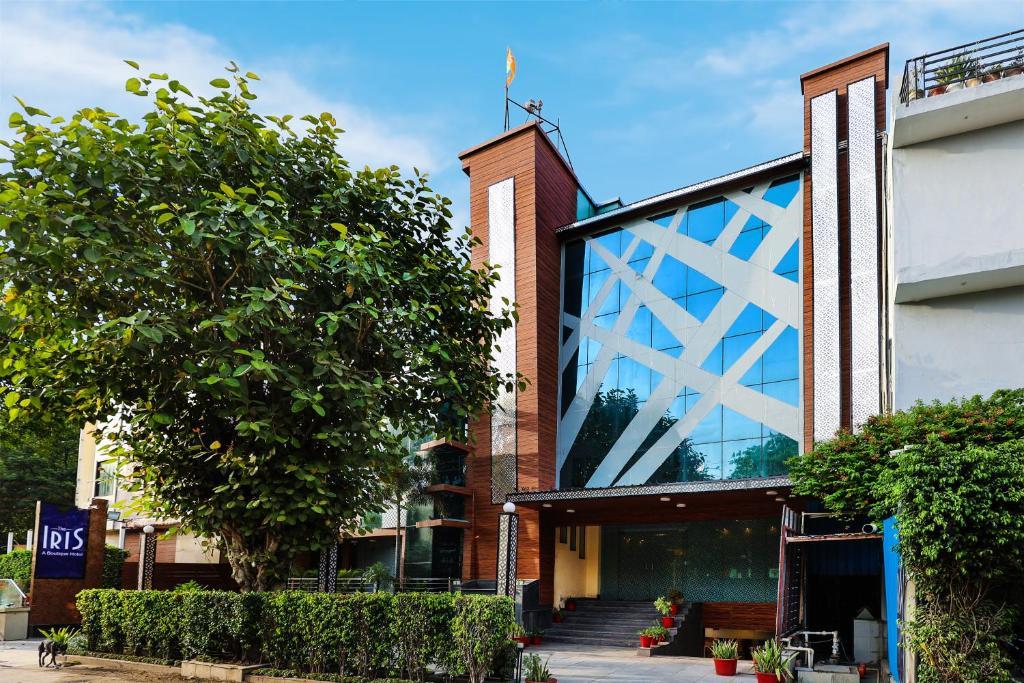a front view at the iris a boutique hotel in Gurugram hotel_Image