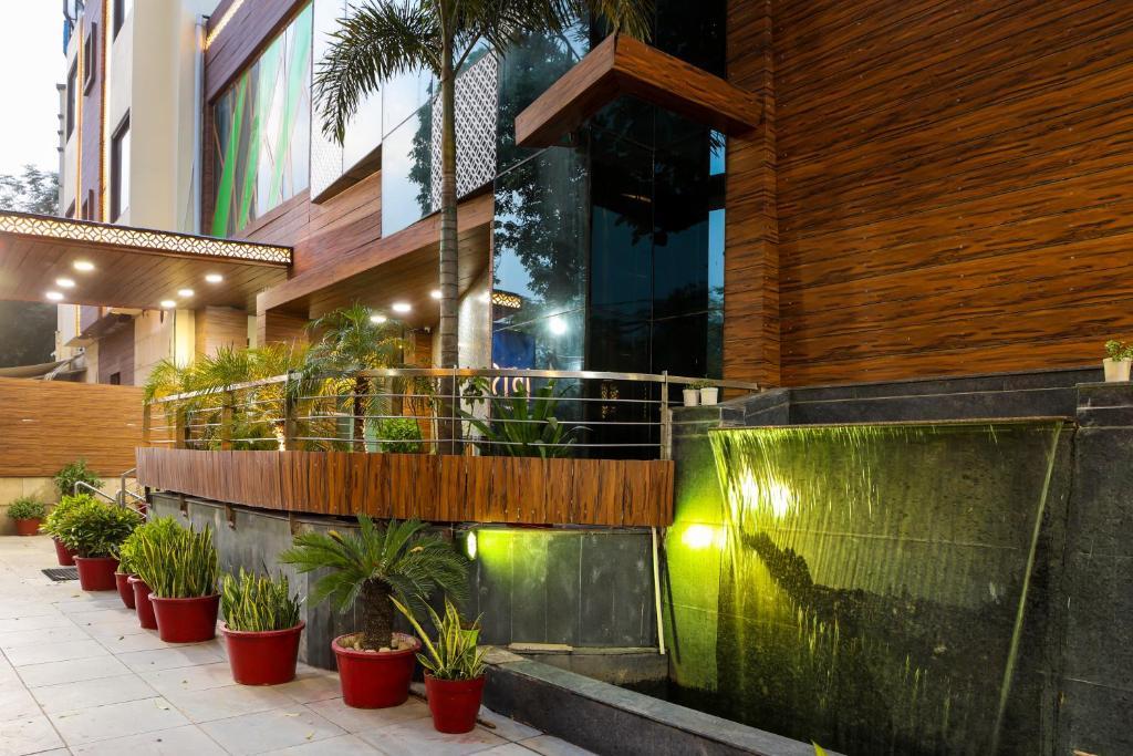 a front view at the iris a boutique hotel in Gurugram hotel_Image