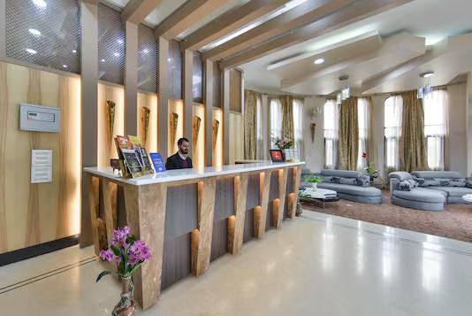 reception with sofa at asian park hotel in srinagar hotel_Image
